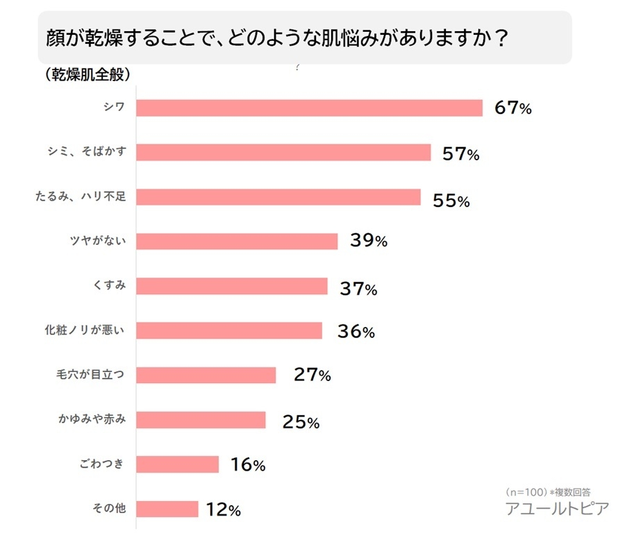 乾燥肌の肌悩み