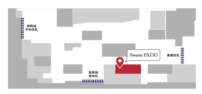 Sweets PATIO_店舗配置図