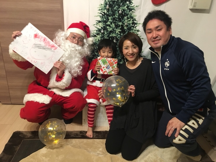 昨年の「サンタがお家にやってくる!?」の様子