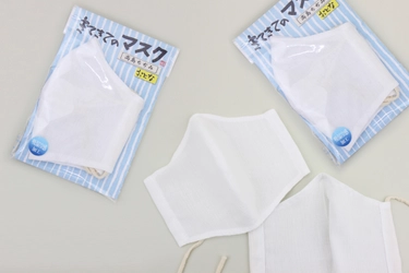京都の人気雑貨ブランド「きてきて」、 天然素材「高島ちぢみ」を使用した プレミアムクール(吸湿冷感)マスクを発売！
