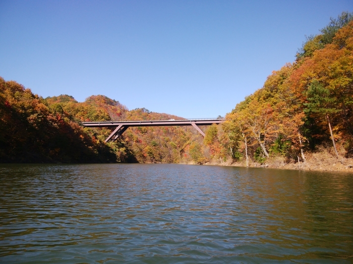 茂庭っ湖と秋(4)