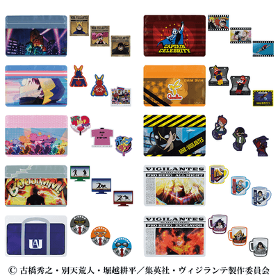 H賞:ジッパーバッグ&ステッカーセット