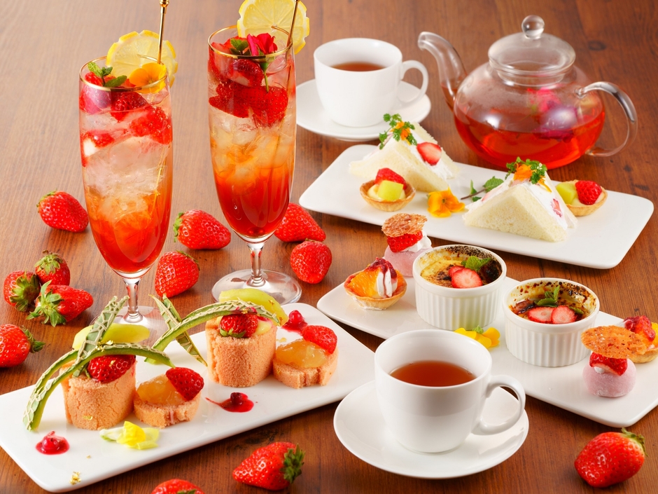 ベリーツを使ったアフタヌーンティーセット※イメージ