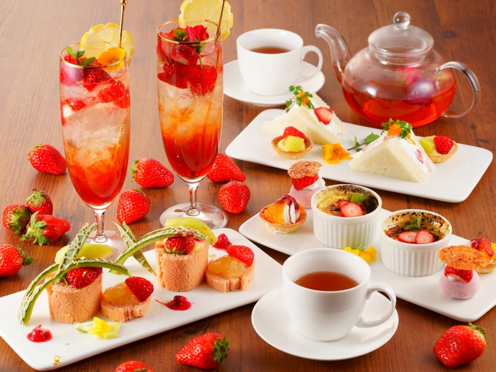 ベリーツを使ったアフタヌーンティーセット※イメージ