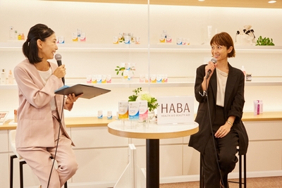 モデル 畑野ひろ子氏 トークセッション