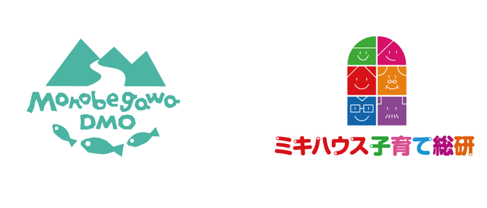 物部川DMO協議会・ミキハウス総研ロゴ