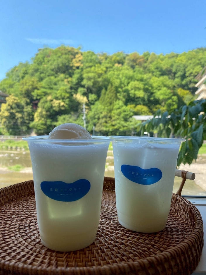 ヨーグルトホエイサイダーフロート