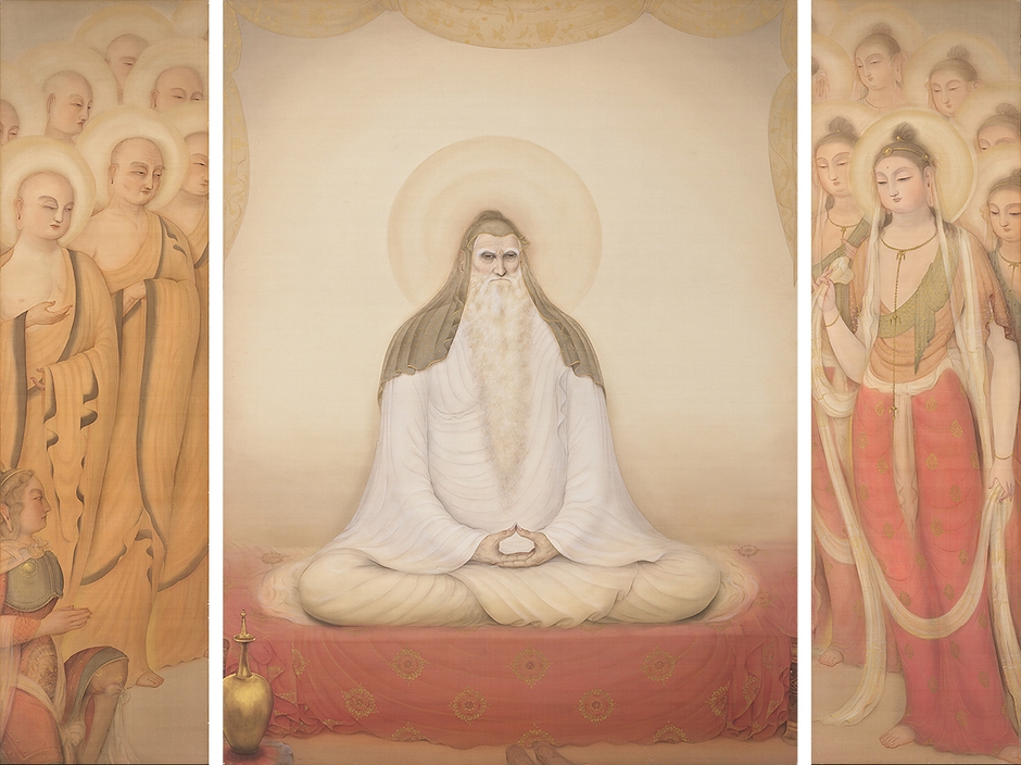 堂本印象《維摩》1923年 京都府立堂本印象美術館蔵