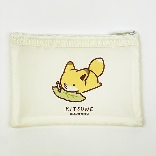 タヌキとキツネのポーチ特集