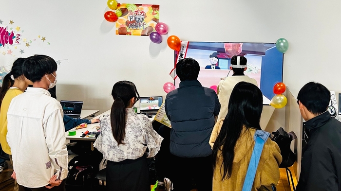 昨年、東京工芸大学で開催された「コウゲイゲームショウ2025」の様子