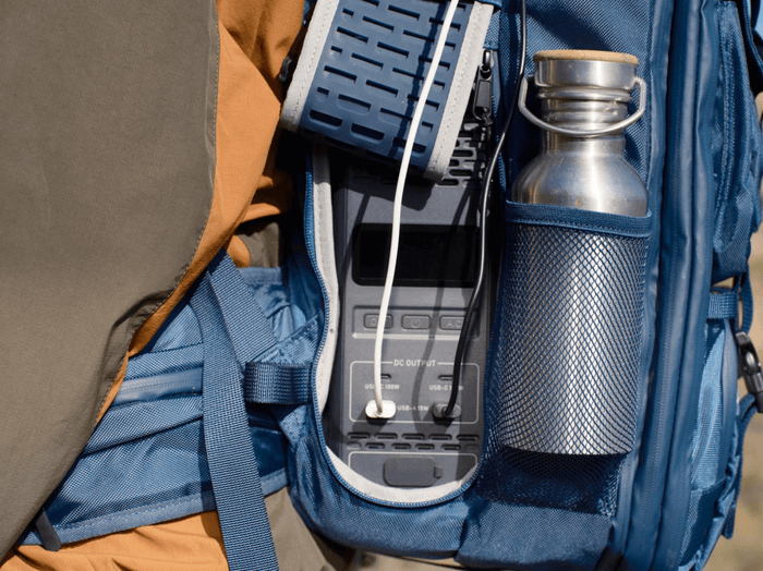 超薄型ポータブル電源がセットになったハンズフリー