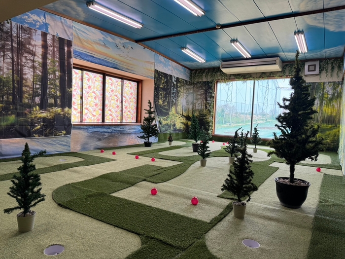 キッズパーク内パターゴルフ