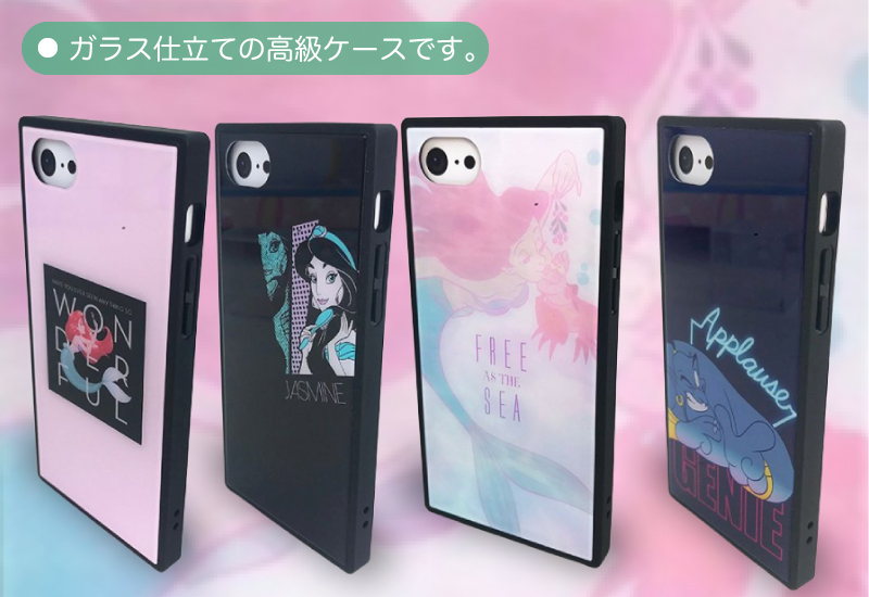 オシャレでかわいい！ディズニーのガラスハイブリッドケースが大人気