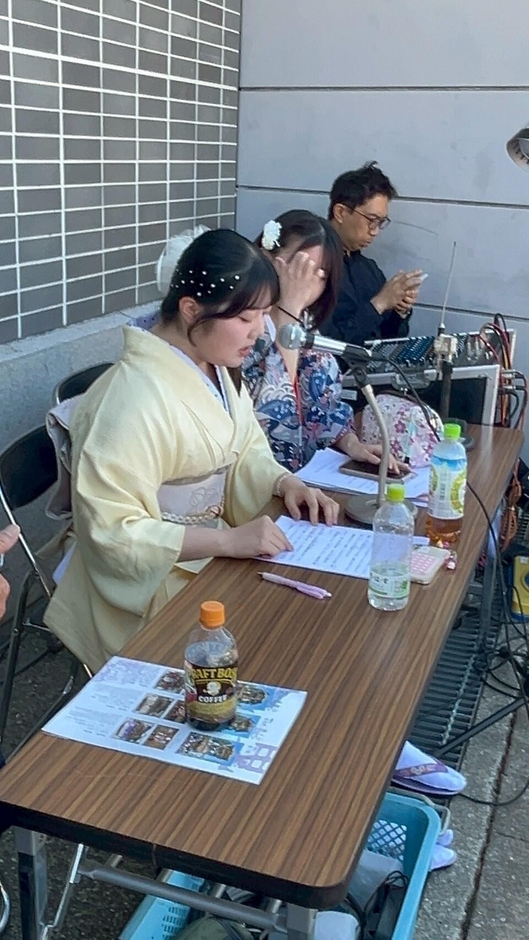 MCとして曳山祭を紹介