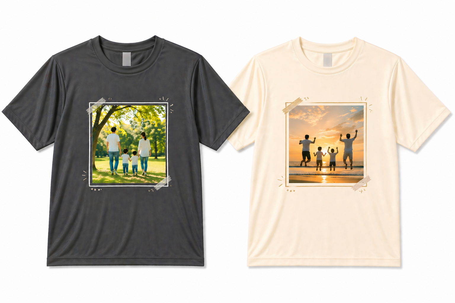 GWの思い出を写真で残す、初夏に快適なオリジナルドライスムースTシャツの限定セールを開始
