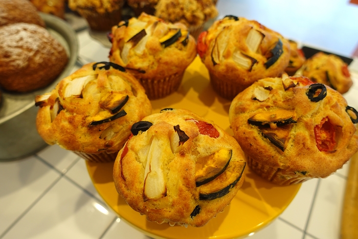 彩り野菜のマフィン