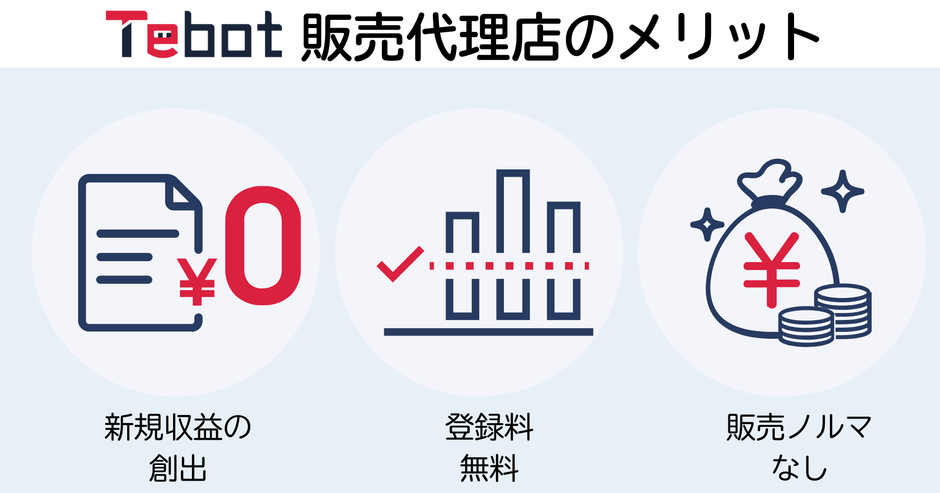 Tebot販売代理店のメリット