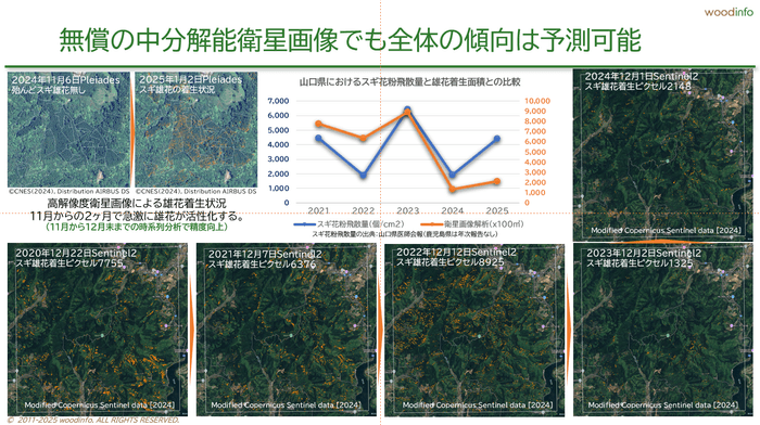 中分解能衛星による広域モニタリング結果