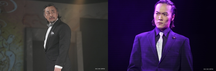 (左)松尾役ほか、コウガシノブ、(右)木崎役ほか、竹本洋平