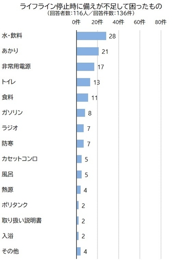 図2 不足して困ったもの