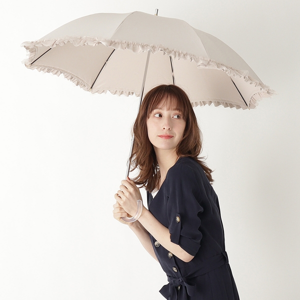 オーガンジーフリル 長傘