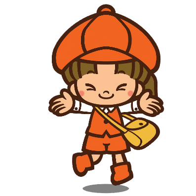 株式会社ハッピースマイルの公式キャラクター「エミちゃん」