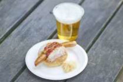 ジャーマンホットドッグ&ハートランドビール