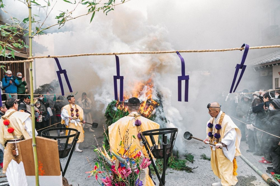 柴燈大護摩の様子3