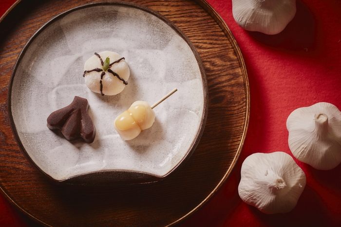 【青森屋】にんにく茶屋 にんにく和菓子3点盛り