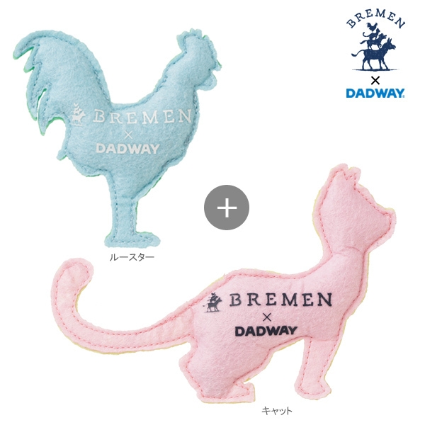 BREMEN×DADWAYフェルト・トイ　キャット&ルースター