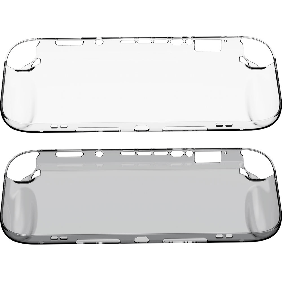 背面のグリップ部分が握りやすいTPU製本体カバー