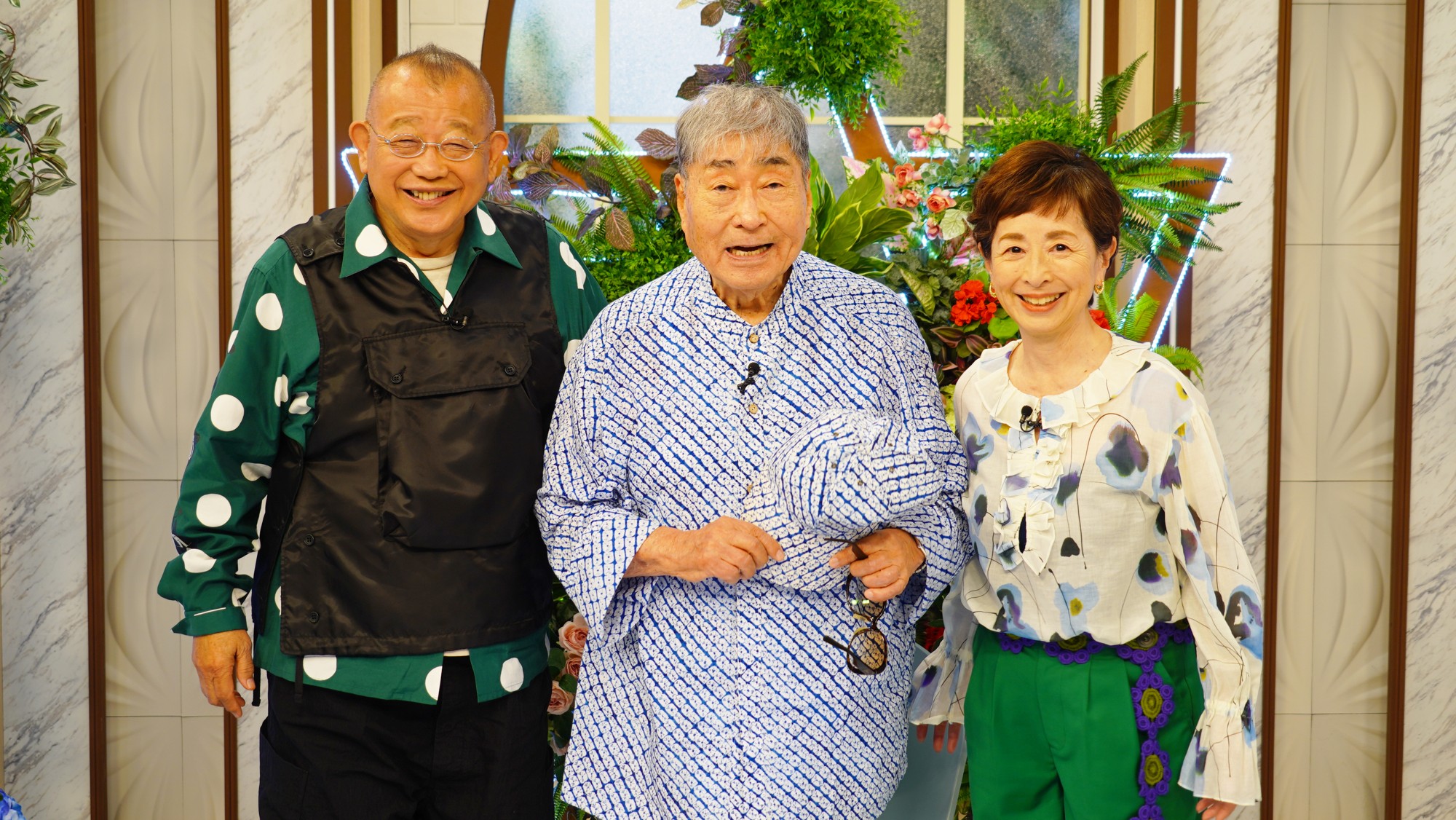毒蝮の名付け親・立川談志とのハチャメチャエピソード
『鶴瓶ちゃんとサワコちゃん～昭和の大先輩とおかしな２人～』第68回ゲスト：毒蝮三太夫
6月22日（月）よる9時00分～ BS12 トゥエルビで放送