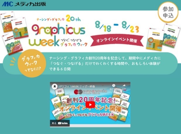 つなぐ、つなげるグラフィカWEEKお申し込みサイト