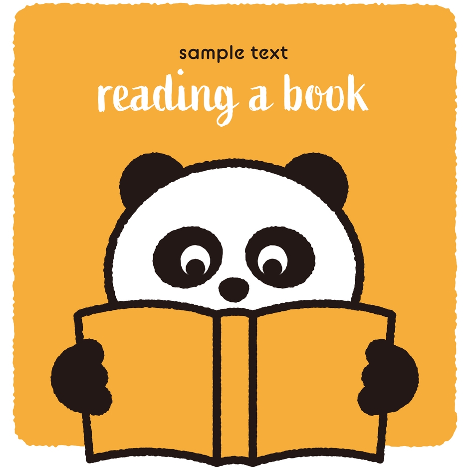 アイコンの本好きパンダ