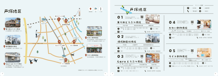 動物病院MAP第2版抜粋内容(3～6ページ)