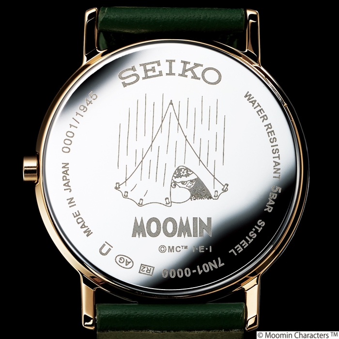 スナフキン時計裏面