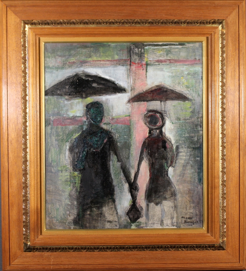 或る雨の日　1957年