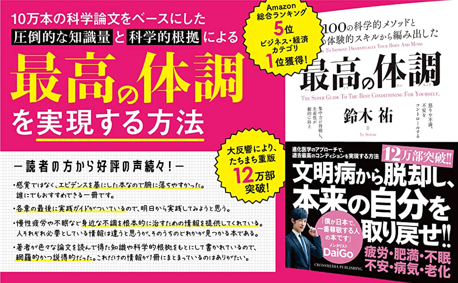 最高の体調　書籍