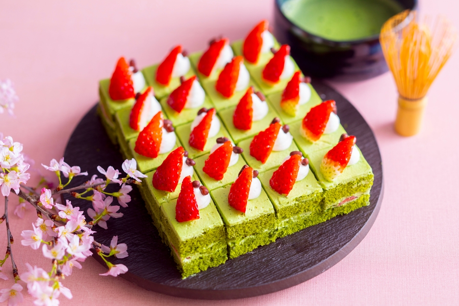 辻利兵衛本店抹茶といちごのショートケーキ