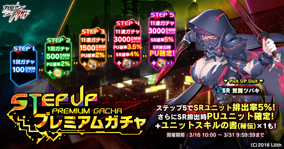 ステップアッププレミアムガチャ