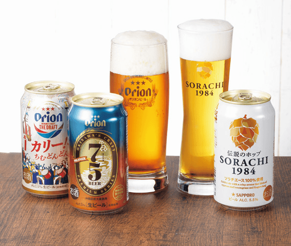 オリオンビール・サッポロビール飲み比べ