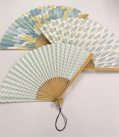 漆喰扇子 紳士サイズ