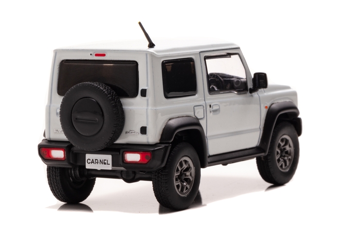 1/43 スズキ ジムニー シエラ JC (JB74W) 2018 Pure White Pearl/オプショングリル:後