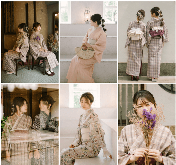 着物、浴衣、夏着物に対応!レースコーデで可愛く着物や浴衣レンタル。