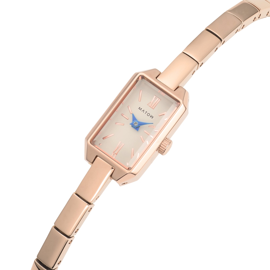 清月 / ミニスクエア ローズゴールド ¥30,800(税込)