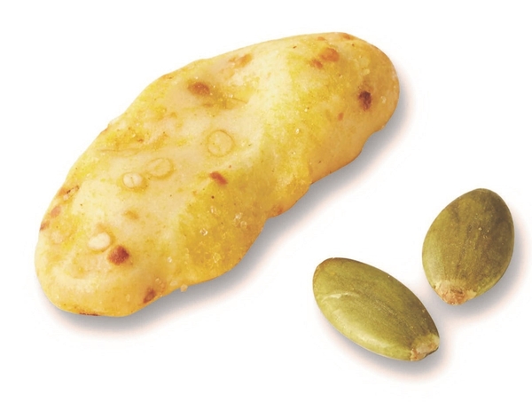 「かぼちゃ玄米あられ and かぼちゃの種」