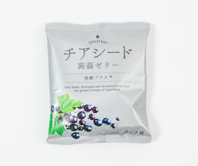 チアシード蒟蒻ゼリー　発酵プラス　カシス味