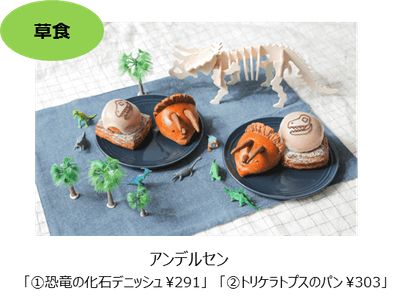 アンデルセン恐竜パン