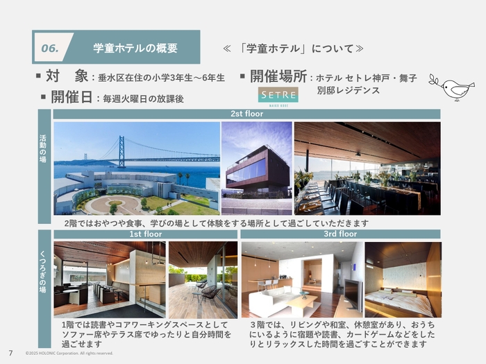 学童ホテル概要