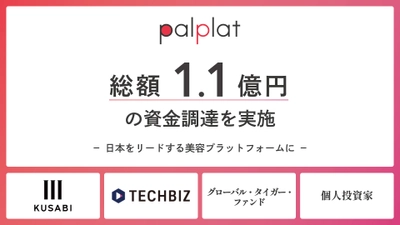 パーソナル美容レッスンのプラットフォームを提供する palplat株式会社が、シードラウンドとして 総額1.1億円の資金調達を実施